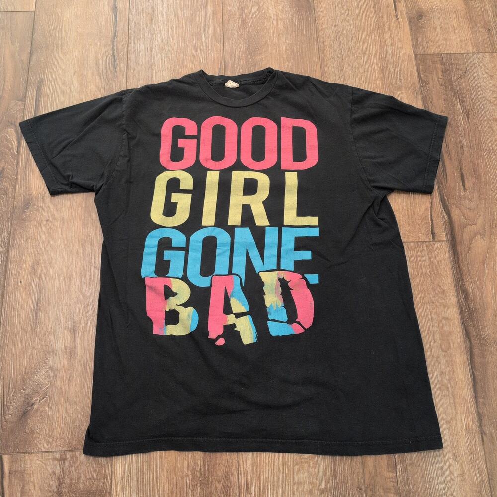 Y2K Cobra Starship Good Girl‎ Go Bad Adult XL Shirt Spellout Album Promo 2000s